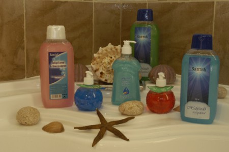 Folyékony krémszappan, habfürdő testápolóval